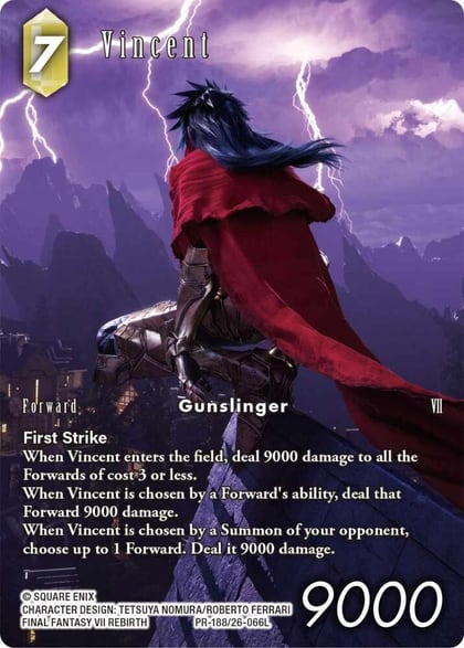 Vincent (Full Art), Gunslinger in the Abyss PR-188/26-066L