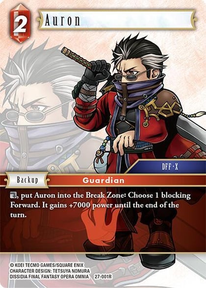 Auron, Journey of Discovery 27-001R