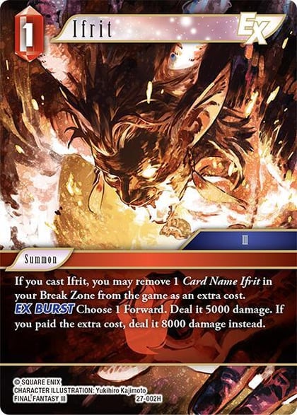 Ifrit EX, Journey of Discovery 27-002H