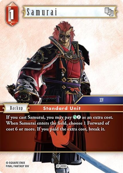 Samurai, Journey of Discovery 27-009C