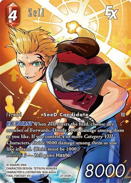 Zell EX (Full Art), Journey of Discovery 27-012H