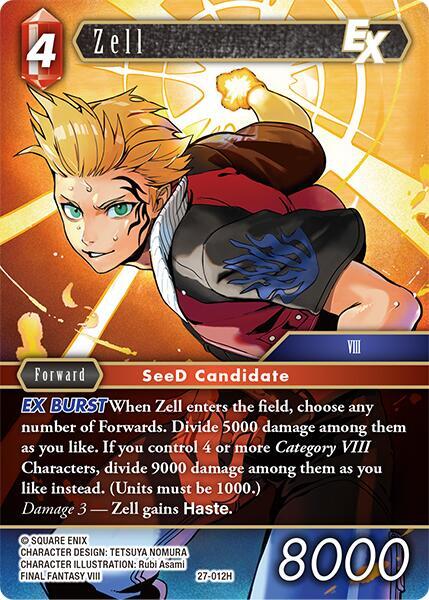 Zell EX, Journey of Discovery 27-012H