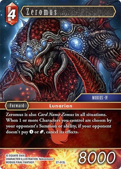 Zeromus, Journey of Discovery 27-013L
