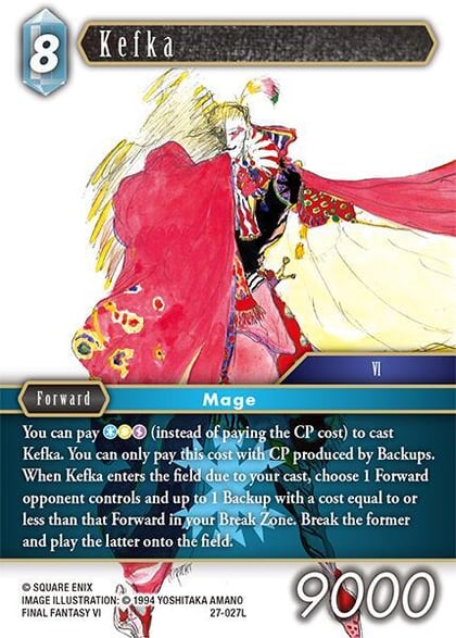 Kefka, Journey of Discovery 27-027L