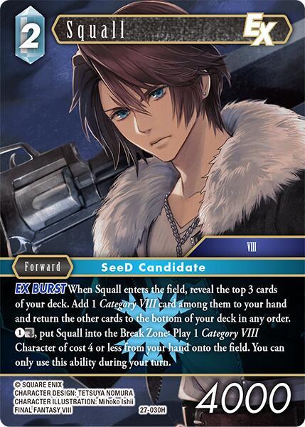 Squall EX, Journey of Discovery 27-030H