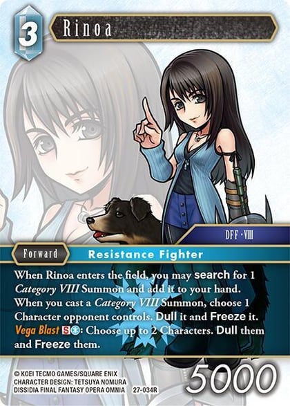 Rinoa, Journey of Discovery 27-034R