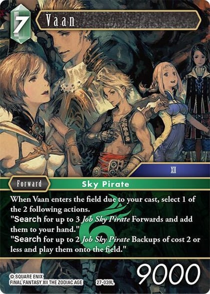 Vaan, Journey of Discovery 27-039L