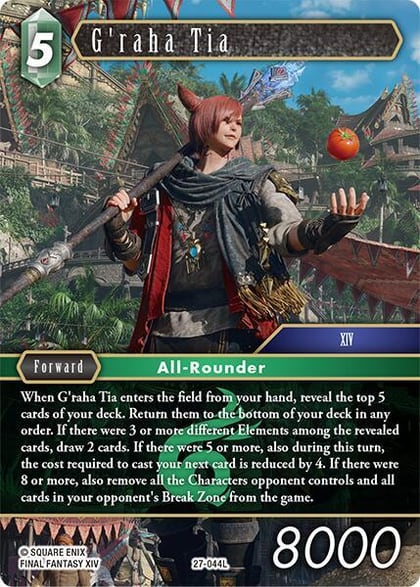 G'raha Tia, Journey of Discovery 27-044L