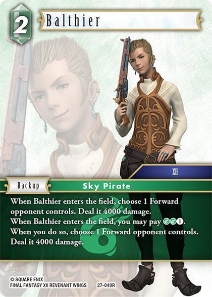 Balthier, Journey of Discovery 27-049R