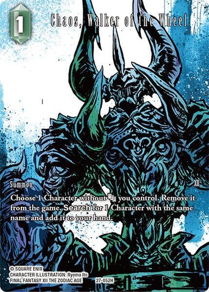 Chaos, Walker of the Wheel (Full Art), Journey of Discovery 27-052H