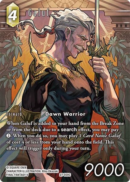 Galuf (Full Art), Journey of Discovery 27-059C