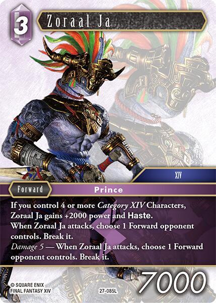 Zoraal Ja, Journey of Discovery 27-085L