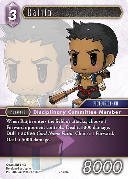 Raijin, Journey of Discovery 27-088C