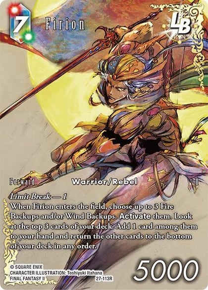 Firion LB (Full Art), Journey of Discovery 27-113R
