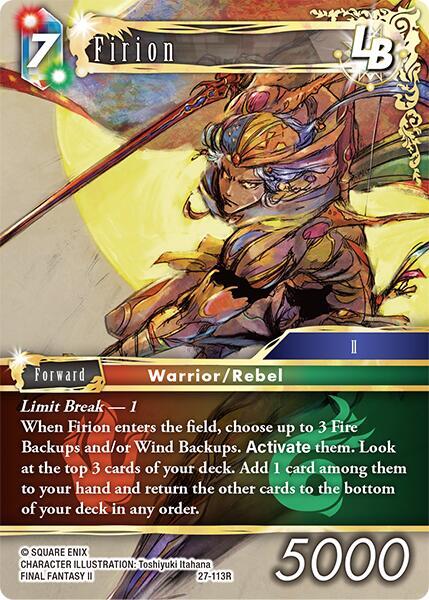 Firion LB, Journey of Discovery 27-113R