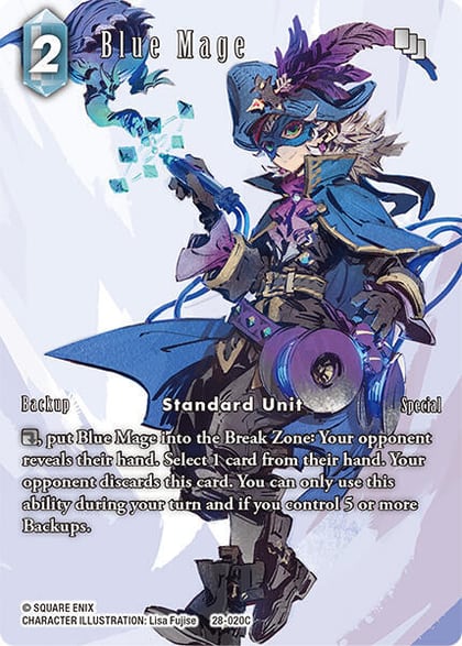 Blue Mage (Full Art), Dreamlike Oceans 28-020C