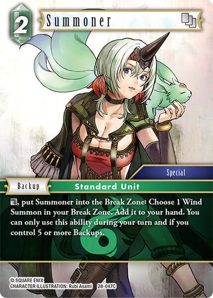 Summoner, Dreamlike Oceans 28-047C