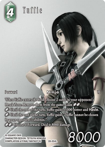 Yuffie (Full Art), Dreamlike Oceans 28-054L