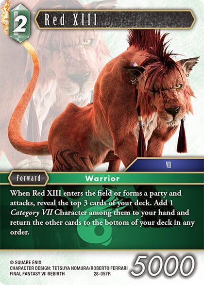 Red XIII, Dreamlike Oceans 28-057R