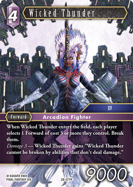 Wicked Thunder, Dreamlike Oceans 28-077R