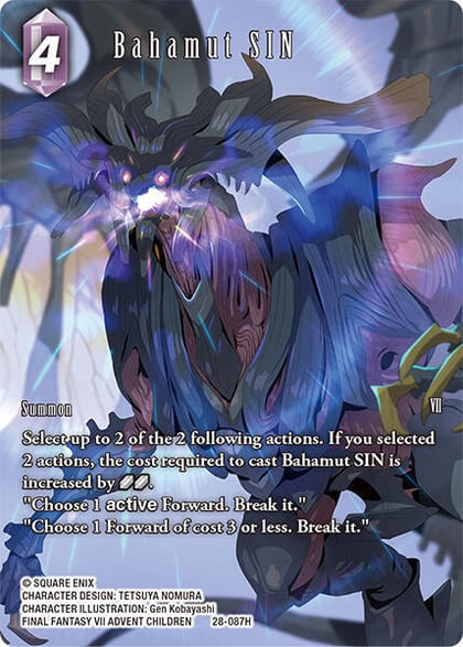 Bahamut SIN (Full Art), Dreamlike Oceans 28-087H