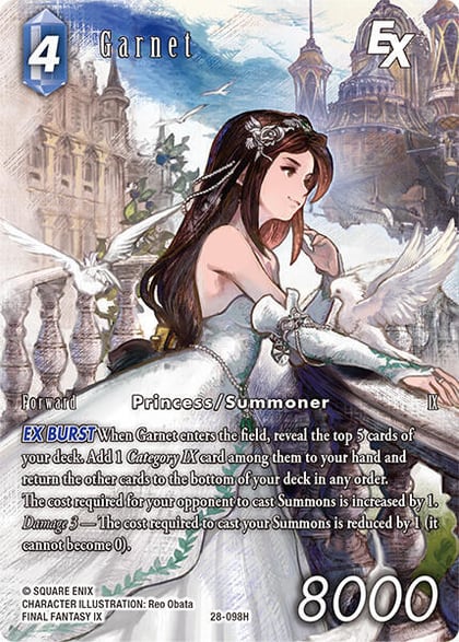 Garnet EX (Full Art), Dreamlike Oceans 28-098H