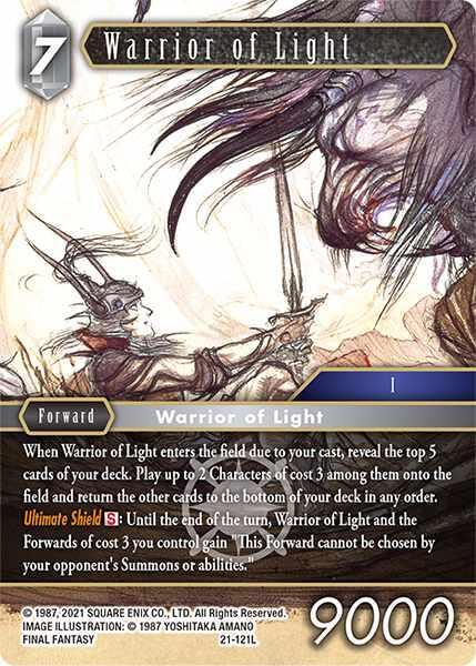 Warrior of Light, Blissful Eternity 21-121L