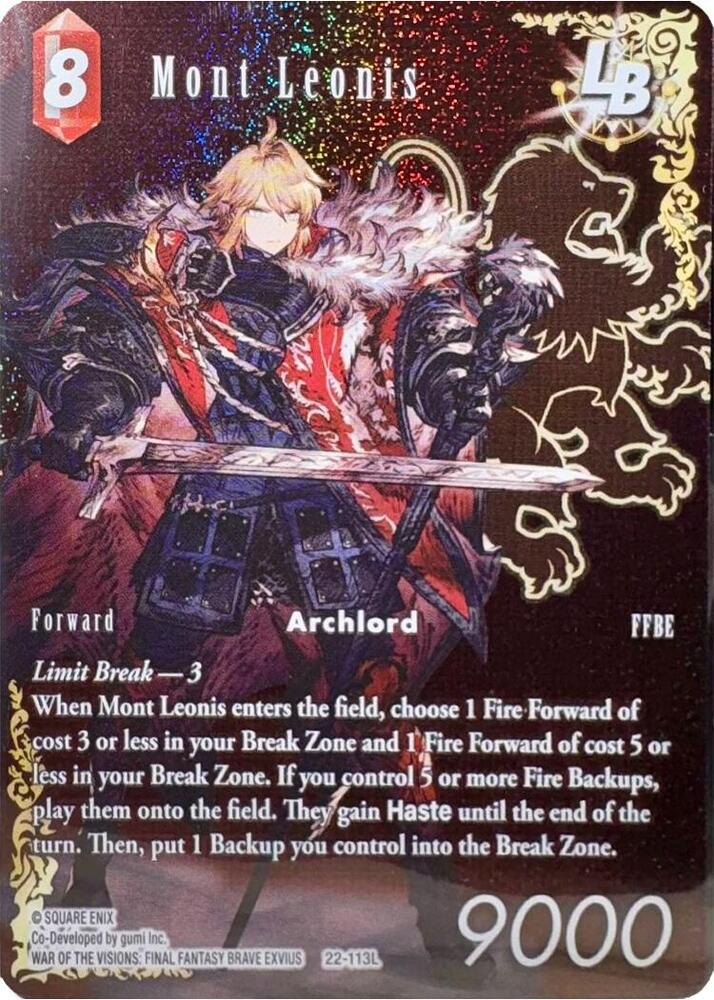 Mont Leonis LB (Full Art), Blissful Eternity 22-113L