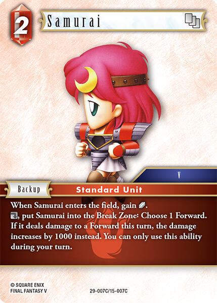 Samurai (007), Blissful Eternity 29-007C/15-007C