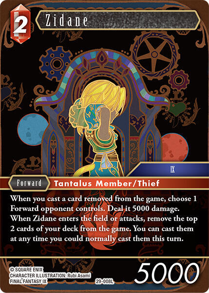 Zidane, Blissful Eternity 29-008L