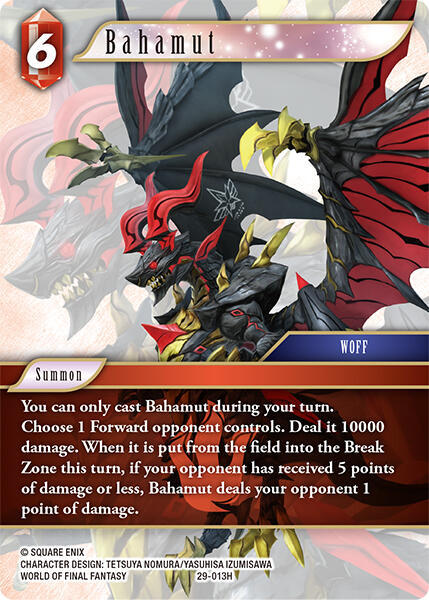 Bahamut, Blissful Eternity 29-013H