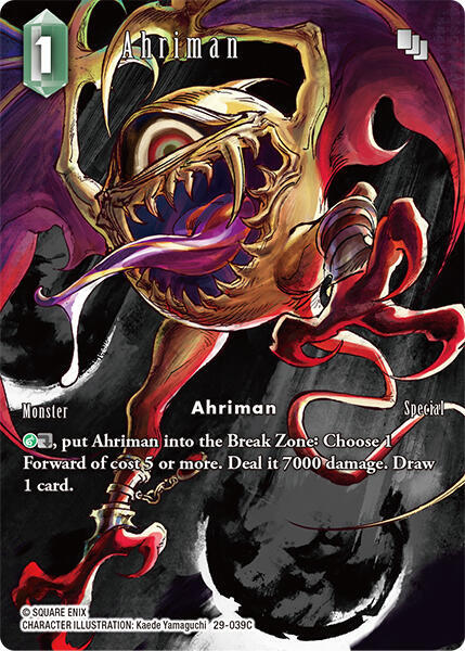 Ahriman (Full Art), Blissful Eternity 29-039C
