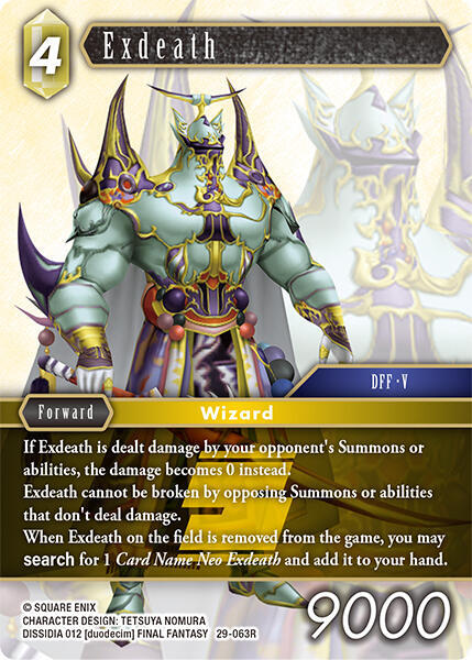 Exdeath, Blissful Eternity 29-063R