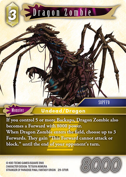 Dragon Zombie, Blissful Eternity 29-070R