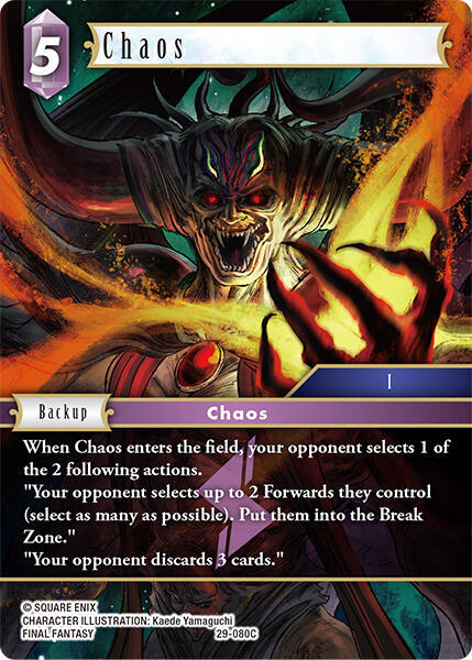 Chaos, Blissful Eternity 29-080C
