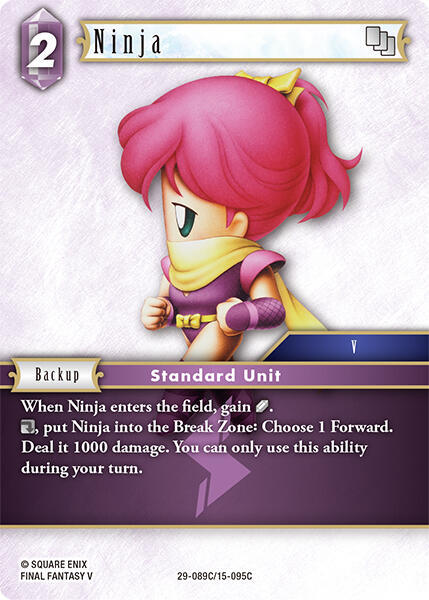 Ninja, Blissful Eternity 29-089C/15-095C