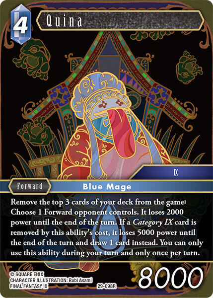Quina, Blissful Eternity 29-098R