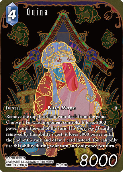 Quina (Full Art), Blissful Eternity 29-098R