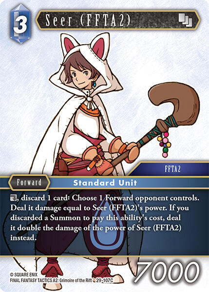 Seer (FFTA2), Blissful Eternity 29-107C