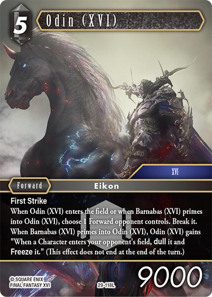 Odin (XVI), Blissful Eternity 29-118L