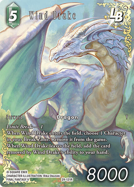 Wind Drake (Full Art), Blissful Eternity 29-121R