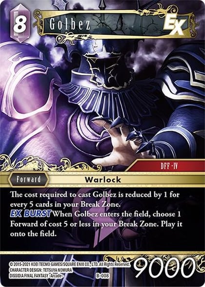 Golbez, Boss Deck: Chaos B-008