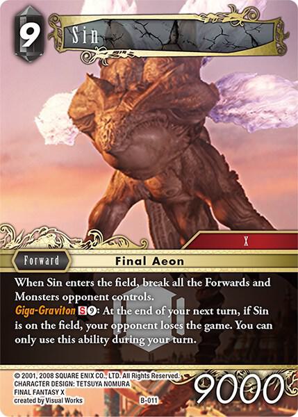 Sin, Boss Deck: Chaos B-011