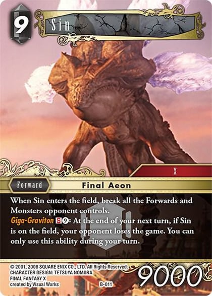 Sin, Boss Deck: Chaos B-011