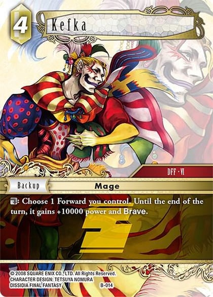 Kefka, Boss Deck: Chaos B-014