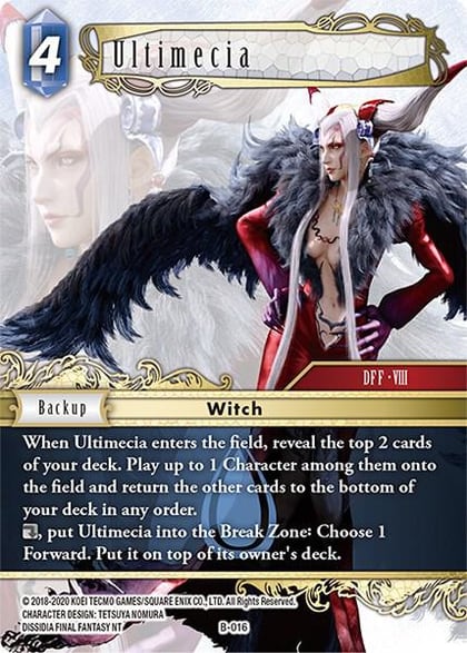 Ultimecia, Boss Deck: Chaos B-016