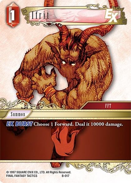 Ifrit, Boss Deck: Chaos B-017