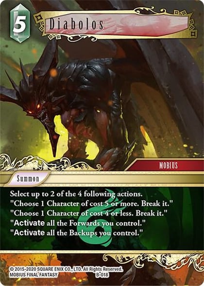 Diabolos, Boss Deck: Chaos B-018
