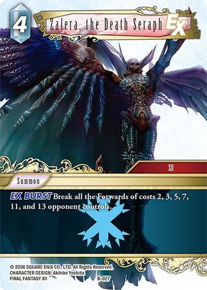 Zalera, the Death Seraph, Boss Deck: Chaos B-027