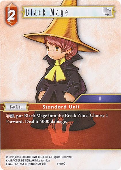 Black Mage (Arc) - 1-010C, Deck Exclusive Cards 1-010C